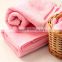 100% Cotton customer Plain Pink Face Towel with Low MOQ Low Price