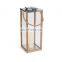 Decorative Home Wooden Steel Rechargeable Led Lantern,metal Lantern Decor On Sale