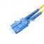 3meters 2.0mm LC/APC-SC/UPC Duplex Single mode G652D sm lc-sc dupex singlemode 9um fiber patch cord