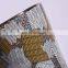 Luxury Weaving Gold Shinning Ceramic Florero Vase for Bedroom Decoration