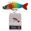 Amazon 8-section multi jointed 9cm 17.5g soft plastic jointed fishing lure for freshwater saltwater fishing