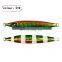 13cm  180g  Luminous Long Cast Box Packaging Jig Hook Metal Quick Sinking Fish  Fishing Lure Jig