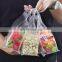 Transparent Flat Bottom Eight Sides Seal Pouches Plastic Bag Kraft Paper Frosted Self-sealing Bag with Handle