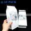 Custom printed 12oz flat bottom recyclable coffee bags coffee pouch with valve and tin tie