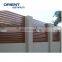 wooden garden edging fence, aluminum wooden finish fencing
