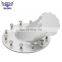 125cm Aluminum Billet 45 Degree Fuel Cell Fast Filler Neck With Mounting Hole 12 Bolt Flange