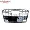 A8 modification grille change to S8 style front bumper grill for Audi A8 center grills 2015-2018