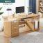 China supplier cheap price home office equipment furniture wood computer study table wooden executive office desks with drawer