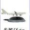 Funny magnetic floating plastic airplane model , levitating ABS aircraft for gift