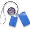 BLUE COLOR GENUINE CALF LEATHER STRAP CHANGE BAG COIN PURSE PHONE PURSE FOR IPHONE6S