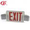 UL certificate led emergency exit light and double headlight backup emergency ligting 2*2.2W