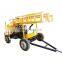 HW-160T Trailer Mounted Hydraulic Drilling Rig Machine Mine Drilling Rig Water Well