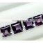 8mm AAA Quality Natural Brazil Amethyst Square 4 Pieces Lot Gems With Amazing Luster