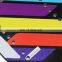 rainbow multi-colored pro carbon fiberglass quick sand beach tenis fabric racket/tennis racquet