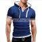 Soft cotton Men Polo T-Shirt With Embroidered Logo Outdoor V-neck Sport T-Shirt For Men