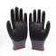 15Gauge Nylon Spandex Liner Nitrile Foam Coated Dotted Gloves with Dots EN388 4131X