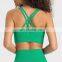 Wholesale New Colors Hot Sale Custom Logo Women Sports Bra Top Fitness Outdoor Gymwear LadiesCup Insert Bra