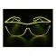 Party Decorations Customization Light up Dark Lens Sunglasses LED Party Glow Glasses