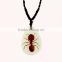 2016 Hot-selling lovely gifts resin necklace with real insect scorpion