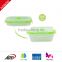 600ml Foldable Silicone food container with PP lid , Platinum silicone food storage, BPA FREE, FDA, LFGB, DGCCRF