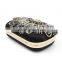 handmade Heavy manual hot sale big stone ambroidered clutch bag