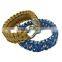fashion 2 color gold adjustable paracord bracelet shackle