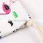 Cute Animal Zoo Pattern Folding Canvas Laundry Bag Laundry Pouch