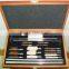 26pcs Wooden Case Bore Universal Gun Clean Kit for Army or Civil Use