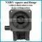 NMRV040 square flange with customized shaft worm gearbox