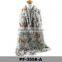 New Arrive Summer Style Scarf Flower Printed Silk Voile Scarf For Woman