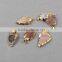 Raw arrow shape raw agate gemstone jasper pendant cheap price