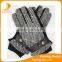 2016 men's gloves made by black and white fabric and spandex velvet gloves