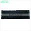 Slim multimedia USB wired keyboard with customized color and layout language