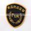 Hot Sale custom high density woven patch, woven labels for clothing