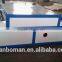 Horizontal Rubber Strip Glass Cover Table