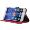 Hand-make Slim folio book style leather cover for Huawei G750