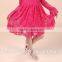 Wholesale 2016 fancy party dress Fashion kid dresses for girl red rose custom lace summer baby dress new style