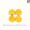 2016 DIAN custom buttons with burnt effect 2 hole corozo buttons yellow color