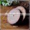 HANDCRAFT COASTER WOODEN NATURAL WOOD SET 6 PCS COFFEE CUP SAUCERS HOME & GARDEN