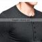 Men door cylinder collar long-sleeved T-shirt men warm men's long-sleeved shirt bottoming collar T-shirt