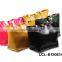 LCL -B1308147 raw cut bi color pvc semi pu cluth envelope cosmetic bag doument holder mini pad pouch