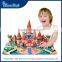 Hot selling 3d puzzle diy toy with water colour markers