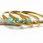 Beaded Bracelet,Turquoise Bracelet,Gold Bangle,Tube Bracelet,Handmade Bracelet,Birthstone Bracelet
