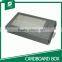 HAND MADE CARDBOARD PAPER BOX WITH CLEAR PVC WINDOW