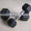 best price wholese rubber coated dumbbell set for male and female use bodybuilding use popular color