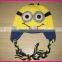 wholesale kids character minion crocheted hats hand crochet knitting winter caps for boys