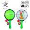 wooden beach paddle racket with PVC ball