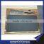 Decorative wooden serving board with slate stone inlay
