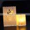 Brilliant paper candle holder with led candle