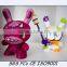Super quality promotional high quality diy cartoon figure toy/custom make diy dunny figure/diy figure